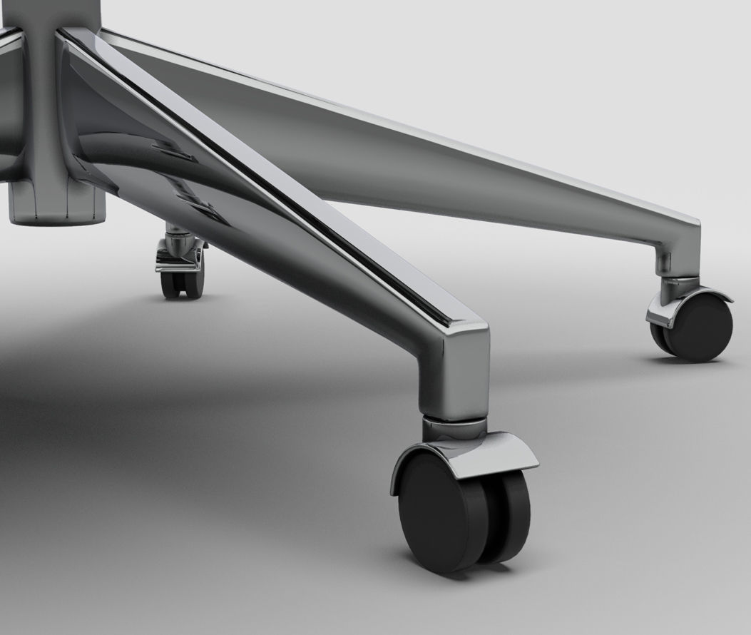 Comfortable Office Chair 3D model_2