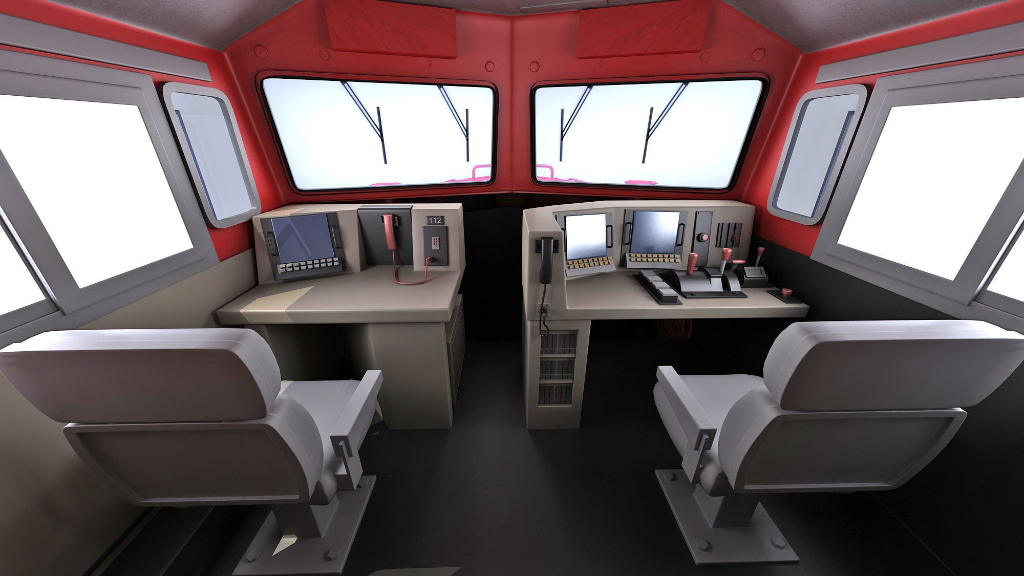 Kansas City Southern Locomotive 3D model_20