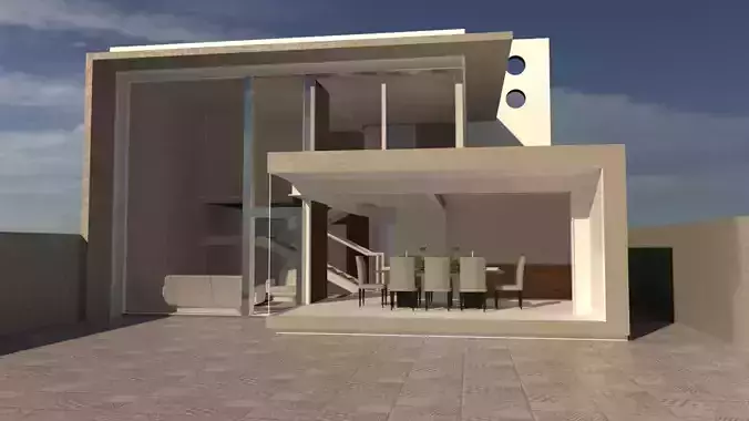 exterior modern house