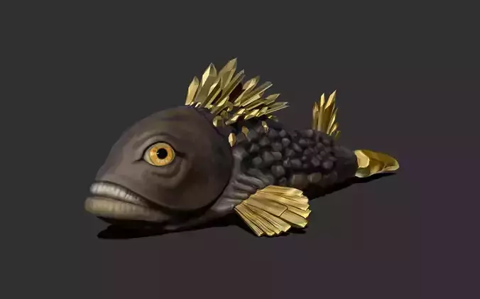 The Gold Fish 3D print model