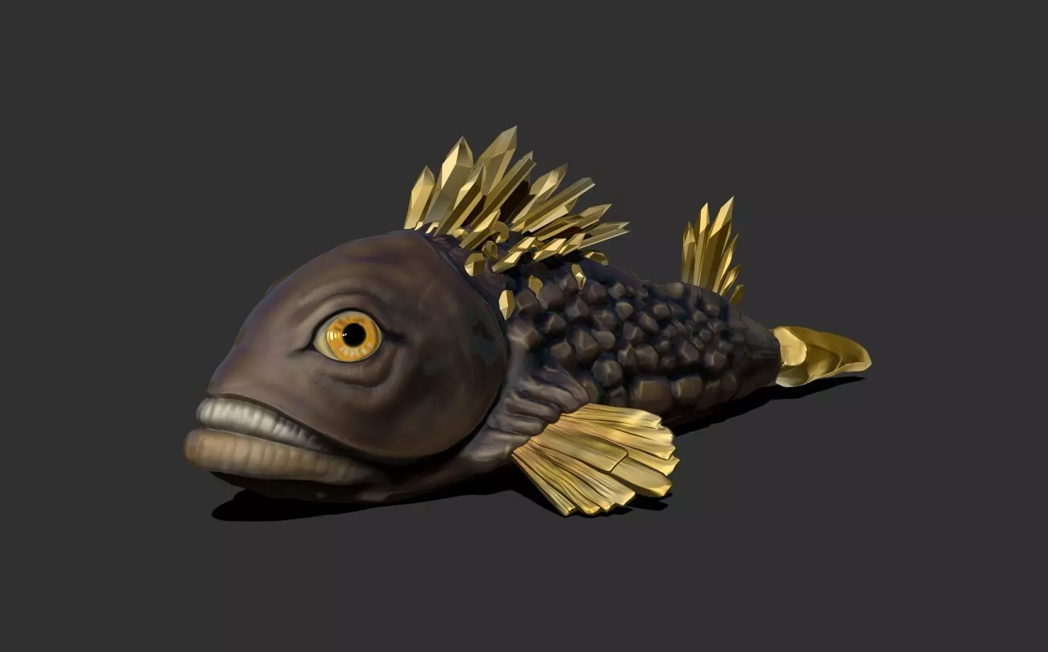 The Gold Fish 3D print model