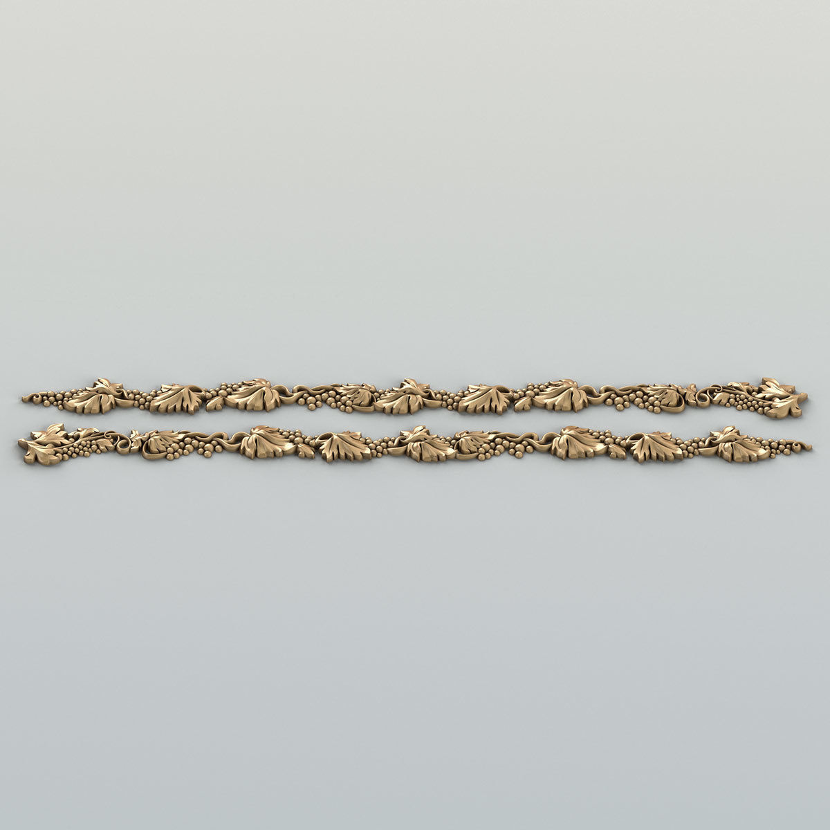 Carved decor horizontal 033 3D model_10