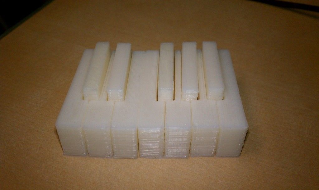 Fully Parametric Piano Keys Free 3D print model_2