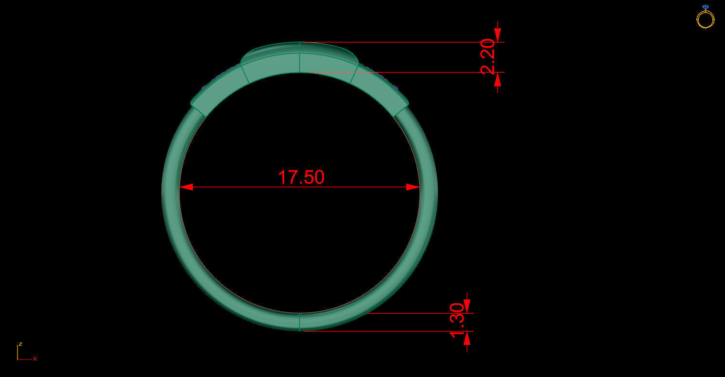 Ring 116 3D print model_7
