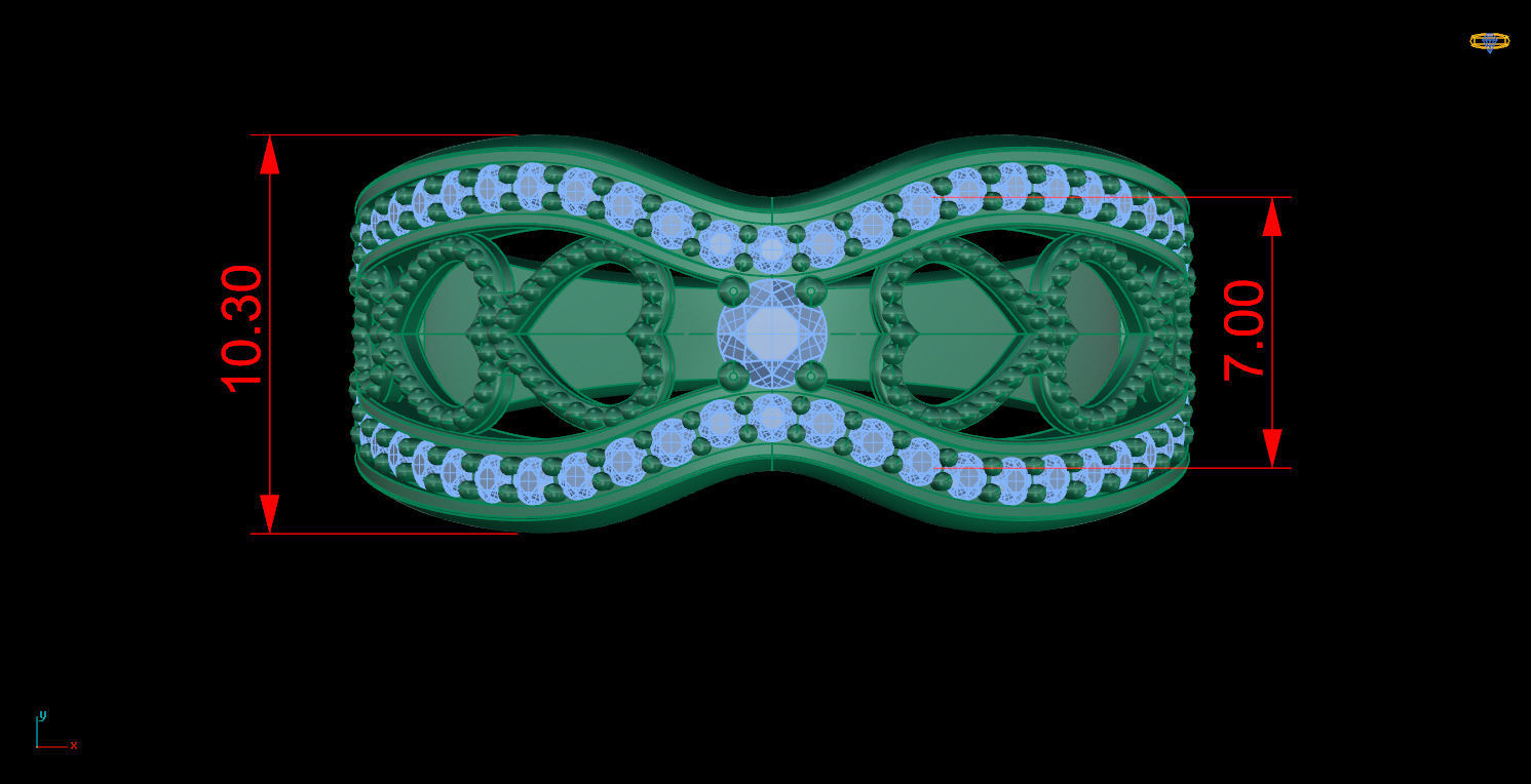 Ring 118 3D print model_8