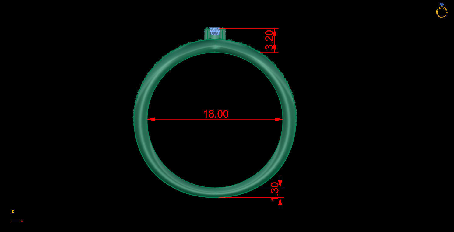 Ring 118 3D print model_9