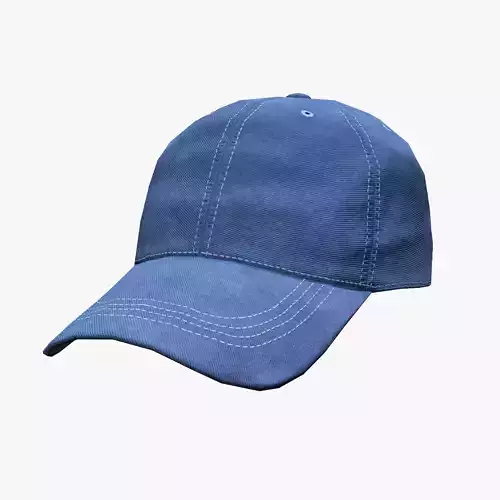 Baseball cap  Low-poly 3D model