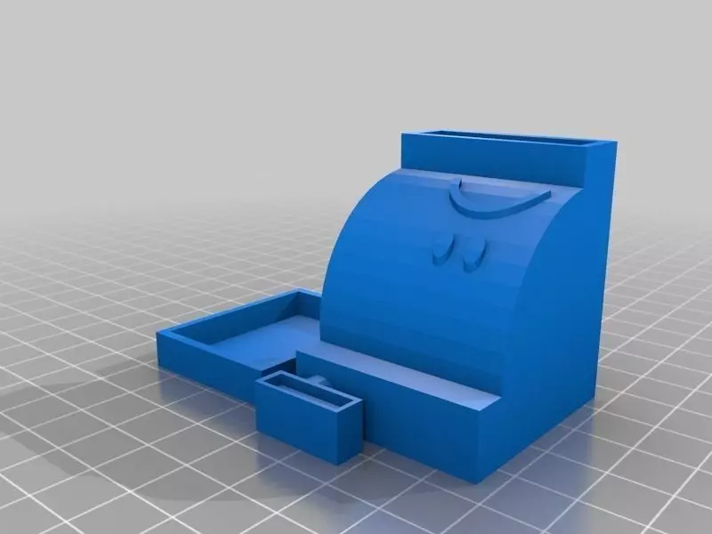 Sad Cash Register Free 3D print model