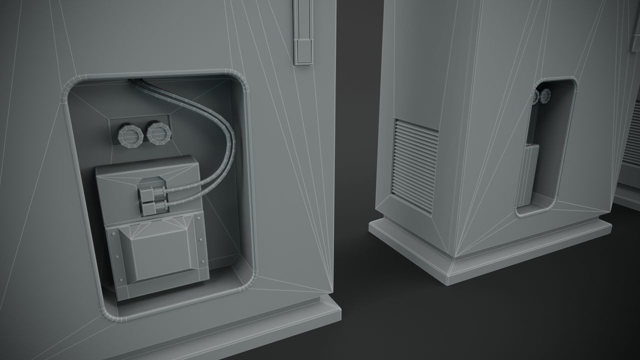 Electric cabinet pack 3D model_11