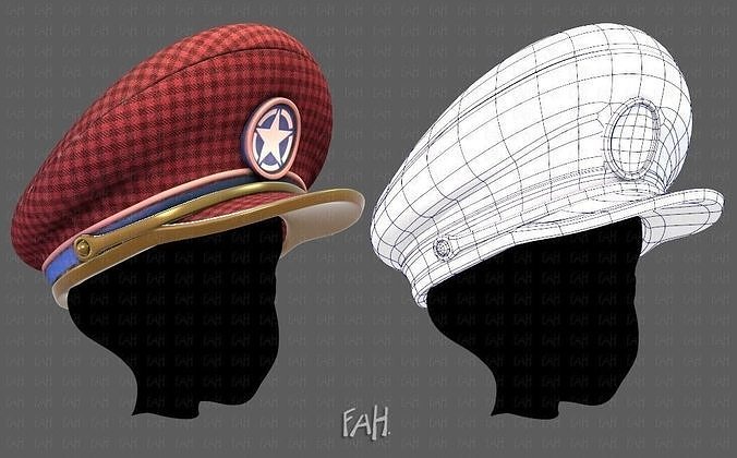 Cap V01 Low-poly 3D model