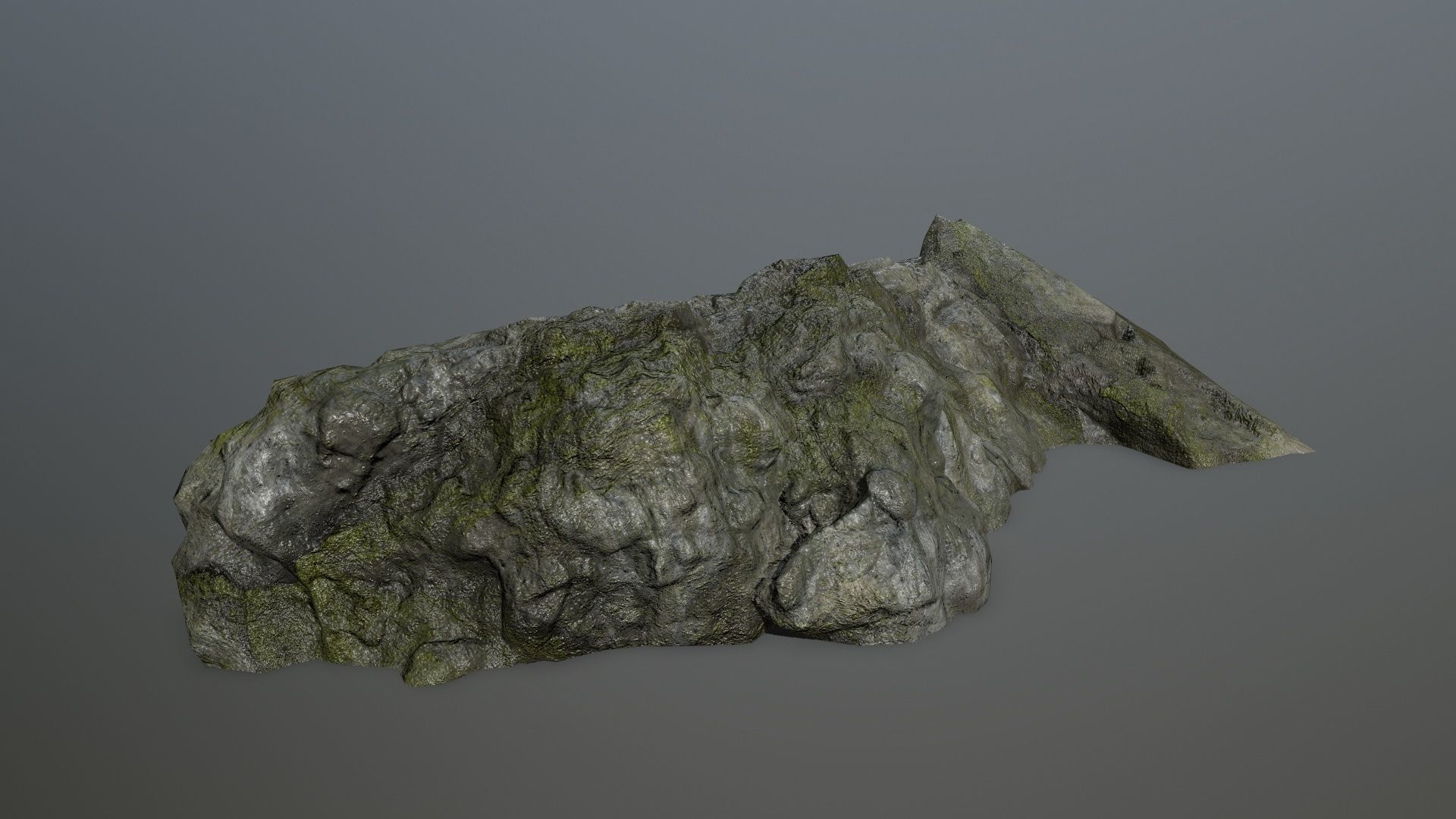 cliff rock set 1 Low-poly 3D model_14