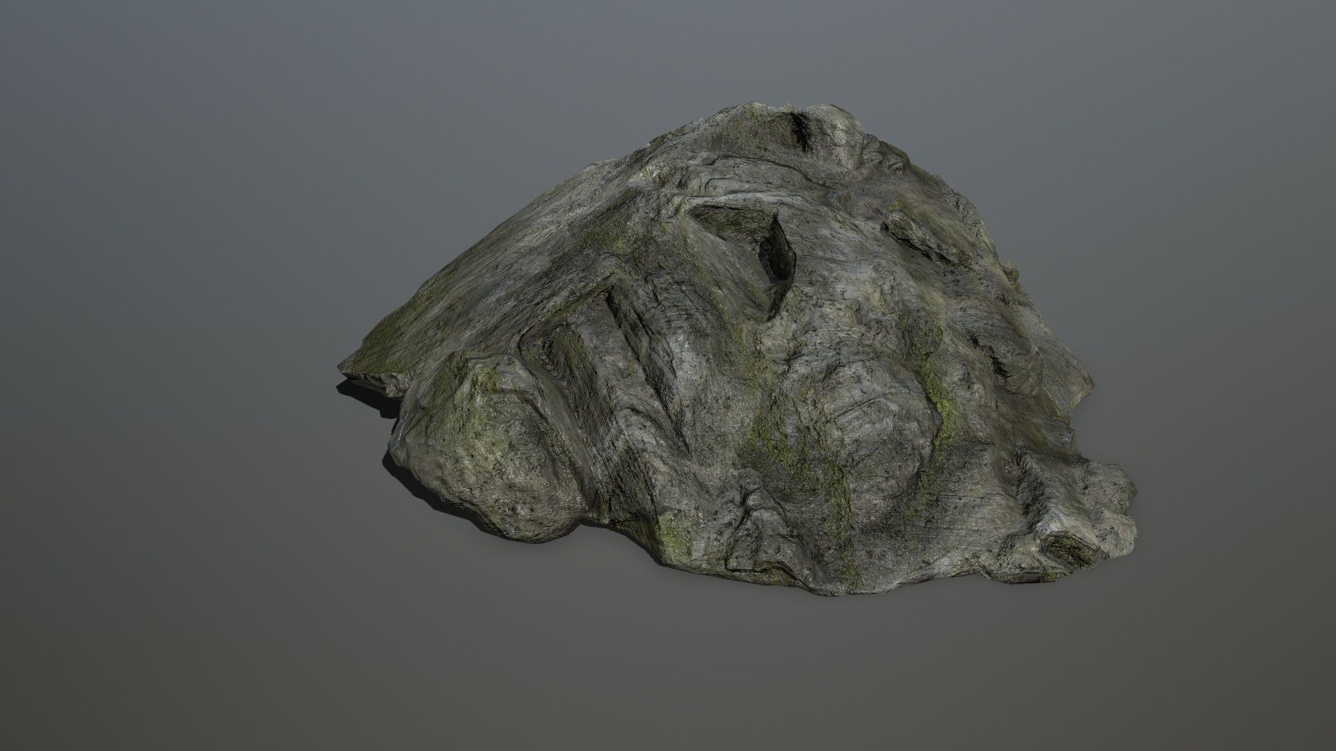 cliff rock set 1 Low-poly 3D model_5