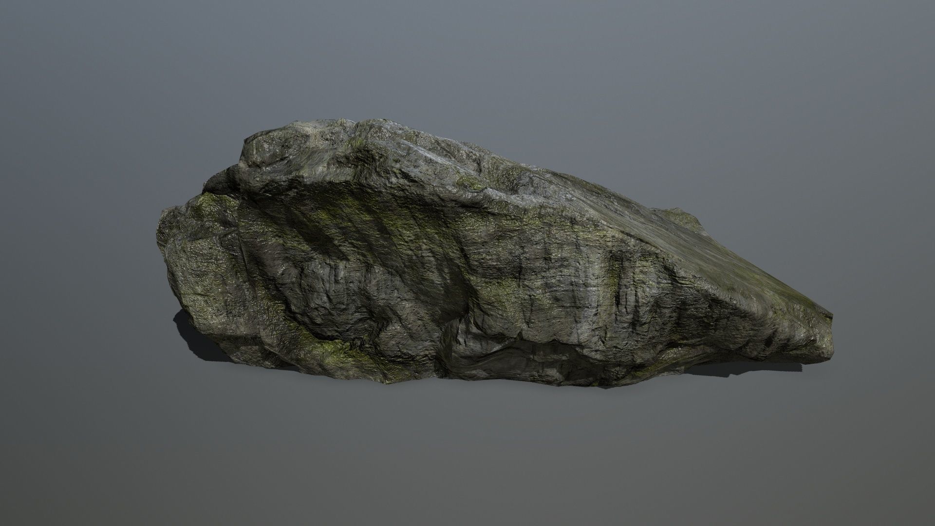 cliff rock set 1 Low-poly 3D model_7