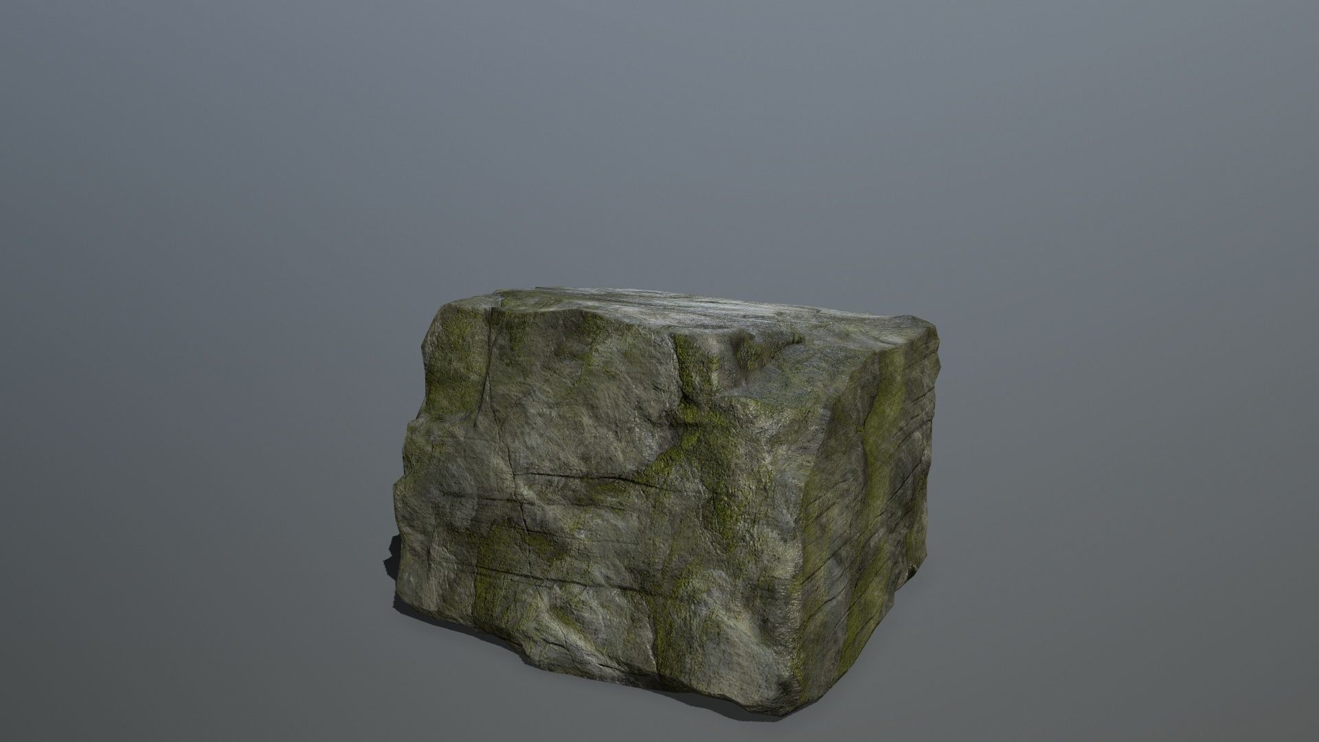 cliff rock set 1 Low-poly 3D model_38