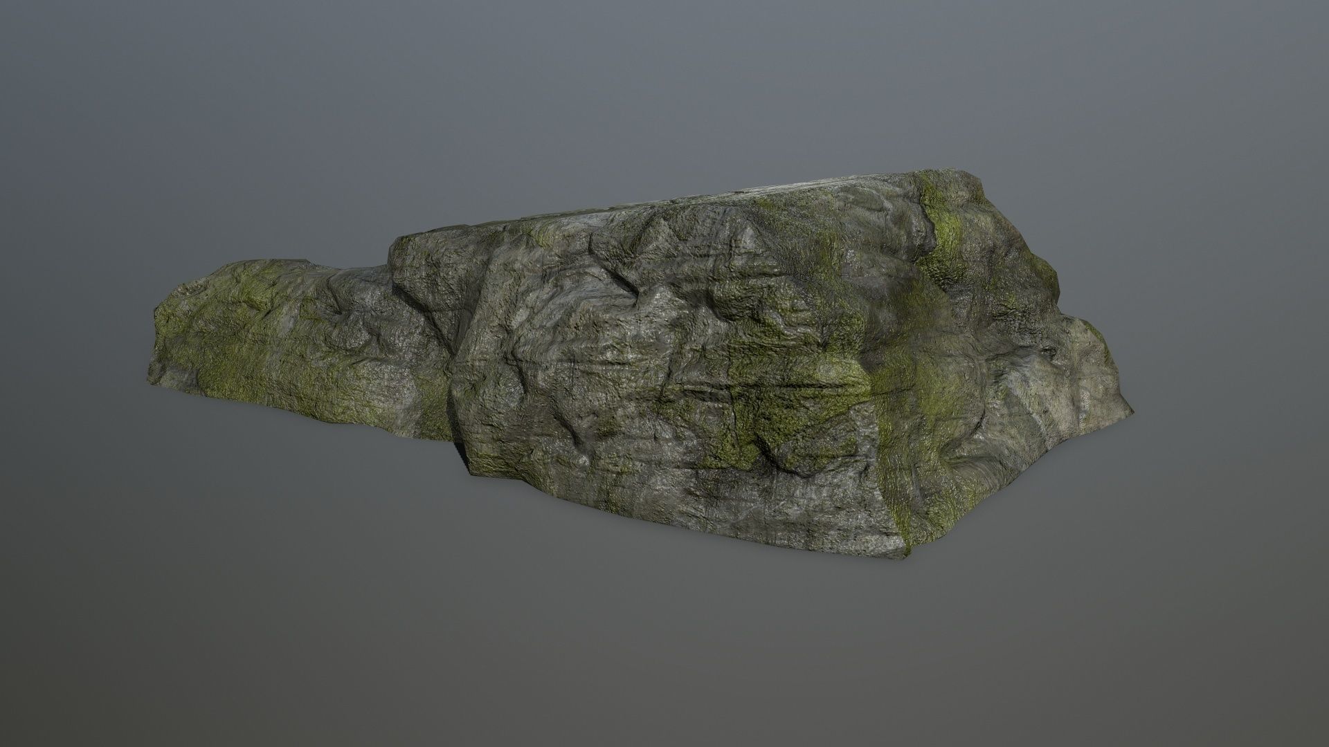 cliff rock set 1 Low-poly 3D model_17