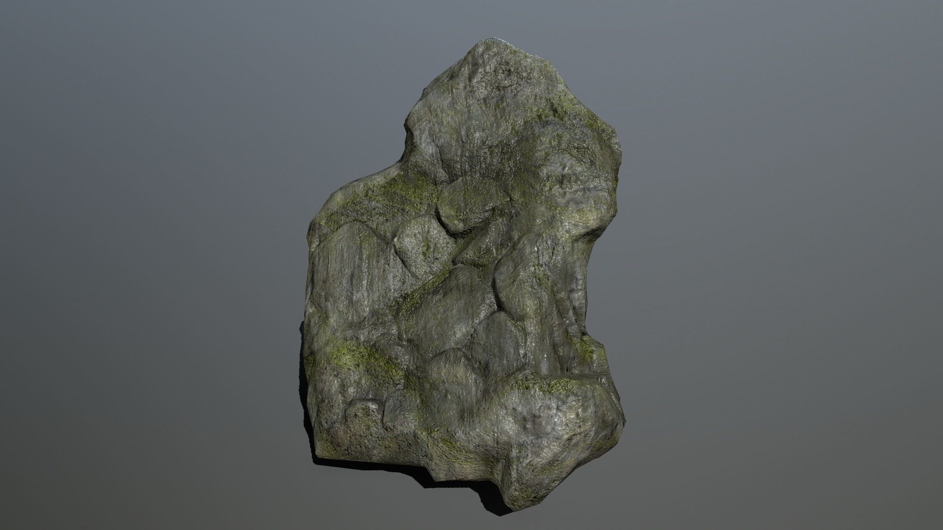 cliff rock set 1 Low-poly 3D model_26