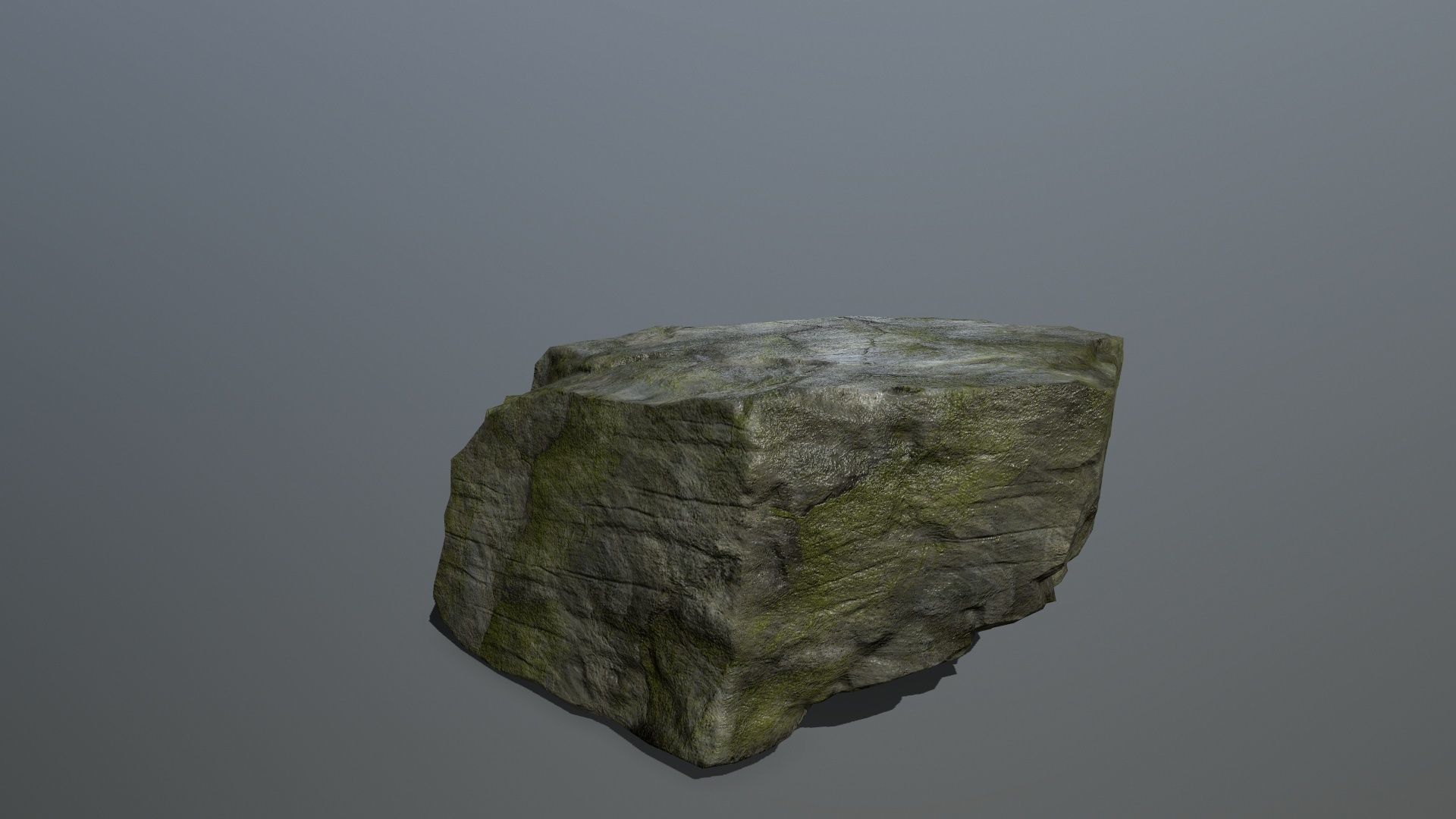 cliff rock set 1 Low-poly 3D model_37