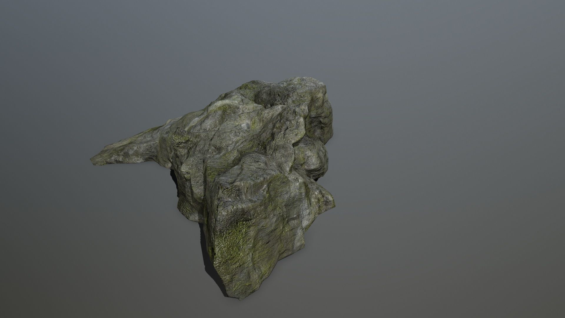 cliff rock set 1 Low-poly 3D model_11