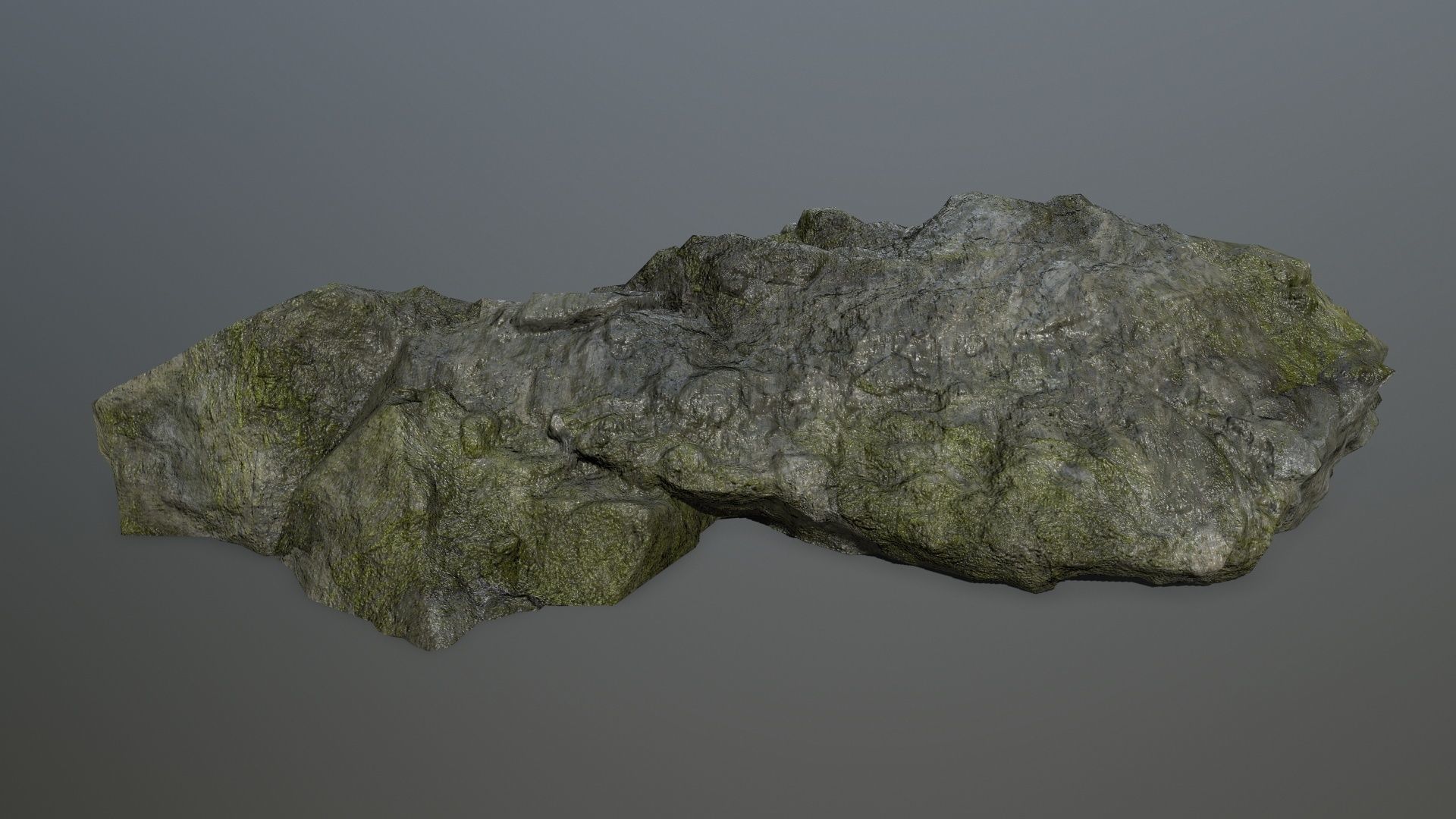 cliff rock set 1 Low-poly 3D model_16