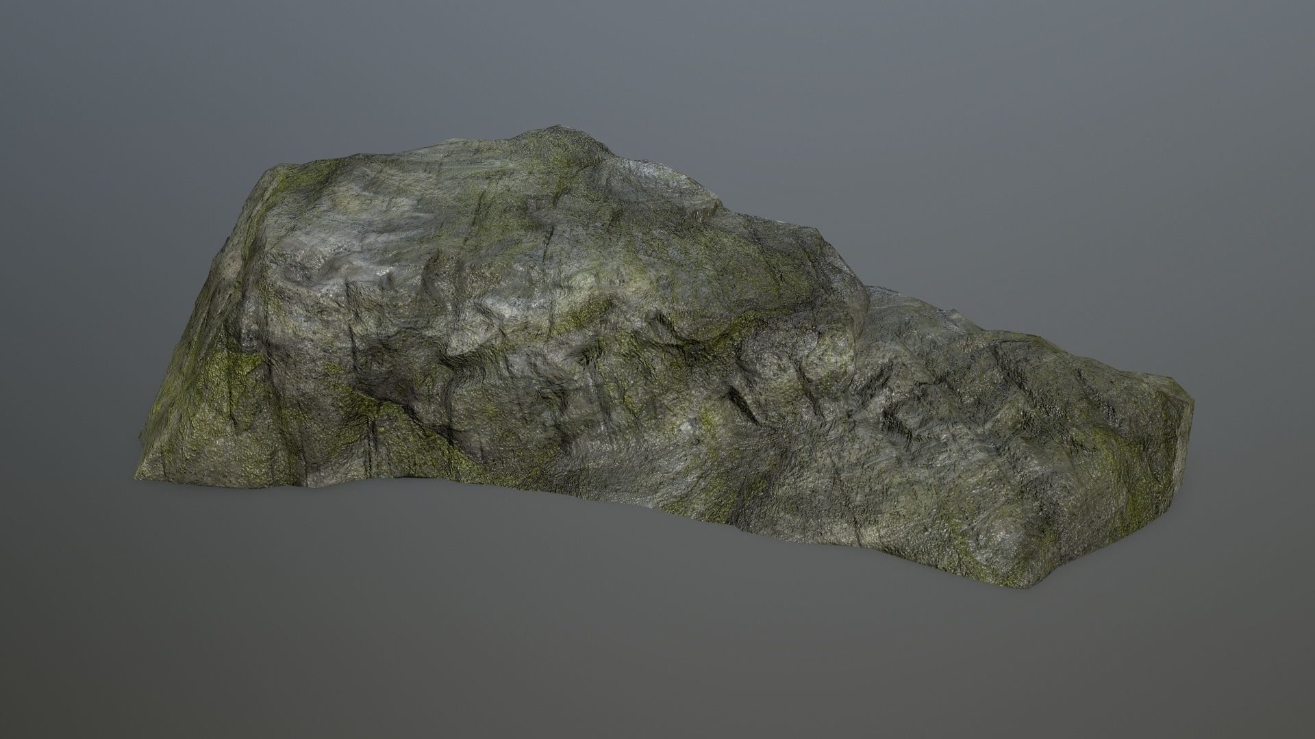 cliff rock set 1 Low-poly 3D model_19