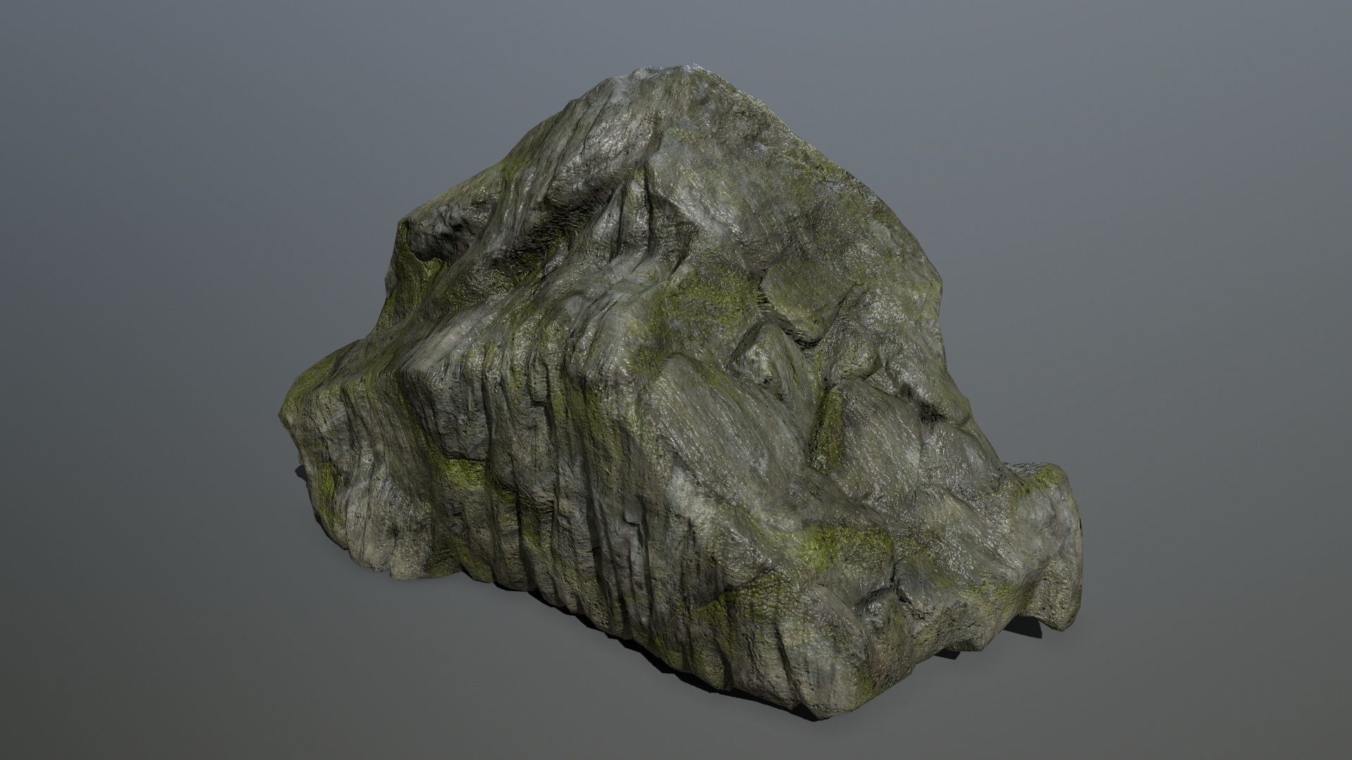 cliff rock set 1 Low-poly 3D model_25
