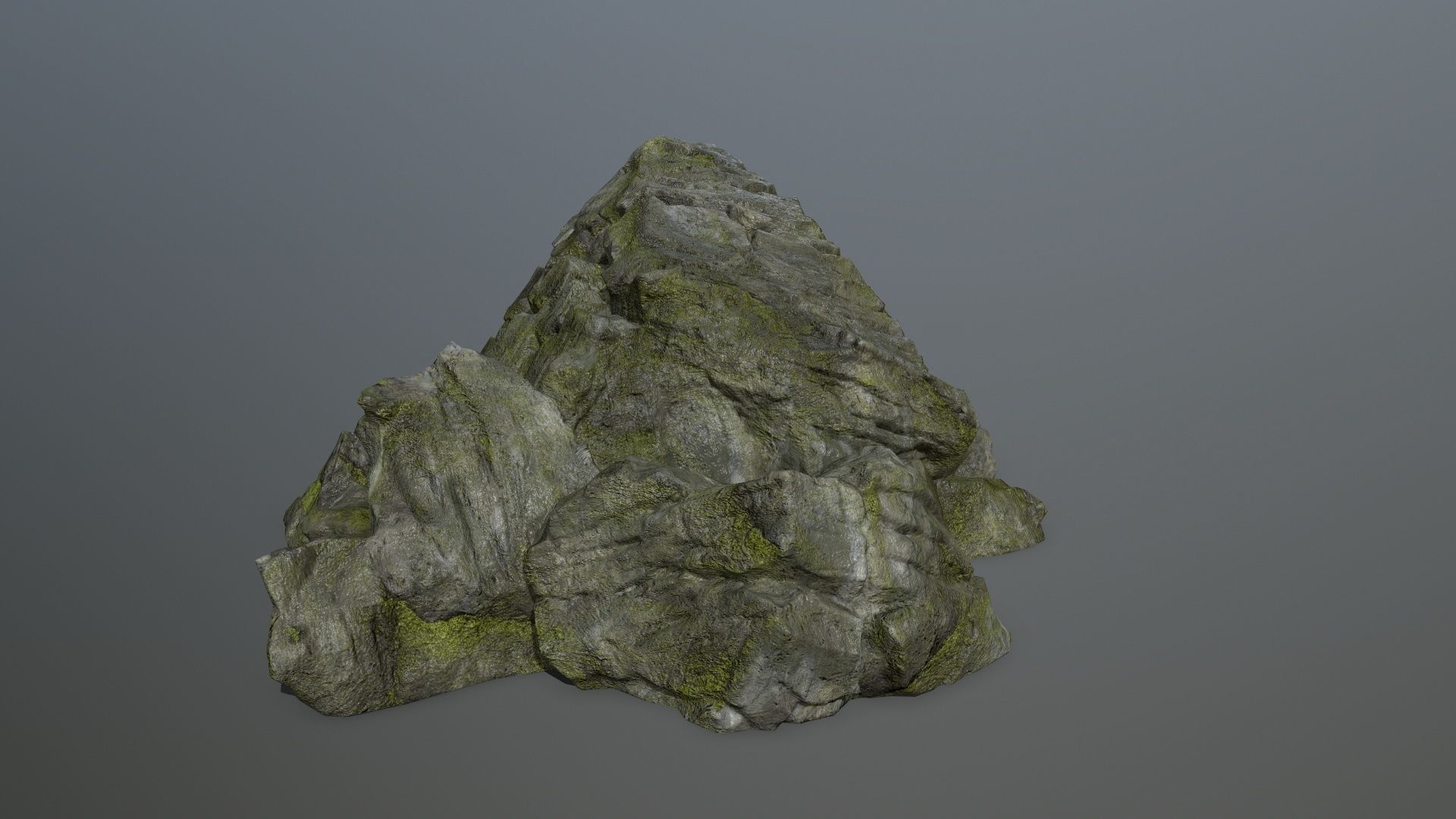 cliff rock set 1 Low-poly 3D model_31