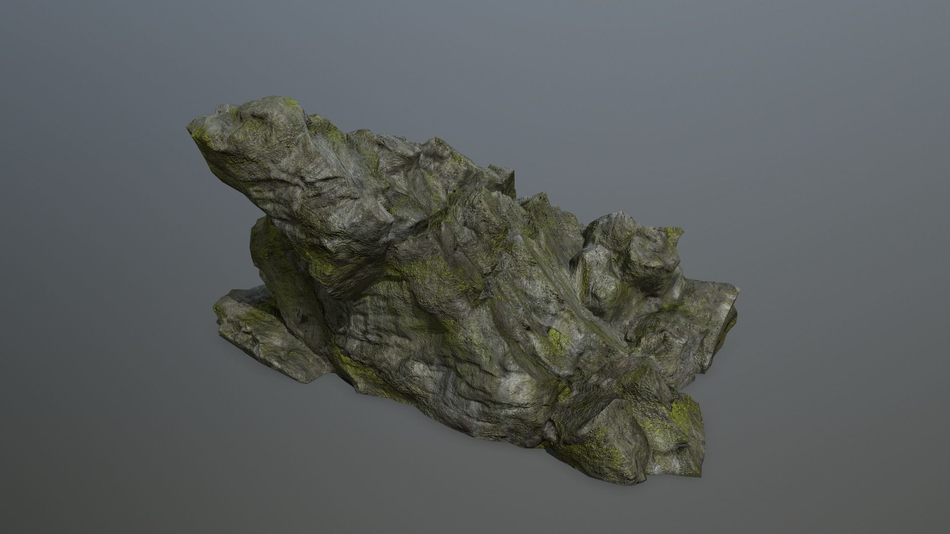 cliff rock set 1 Low-poly 3D model_33