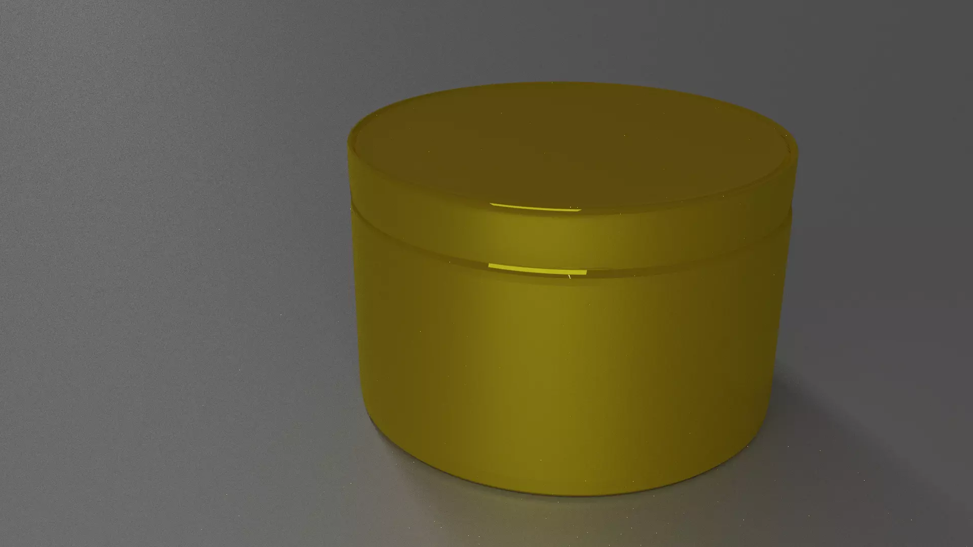 Metallic shining Box 3D model