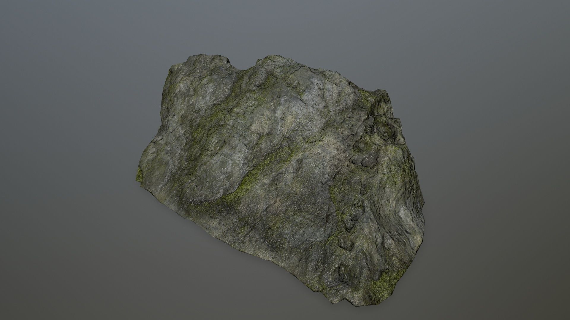 cliff rock set 4 Low-poly 3D model_9