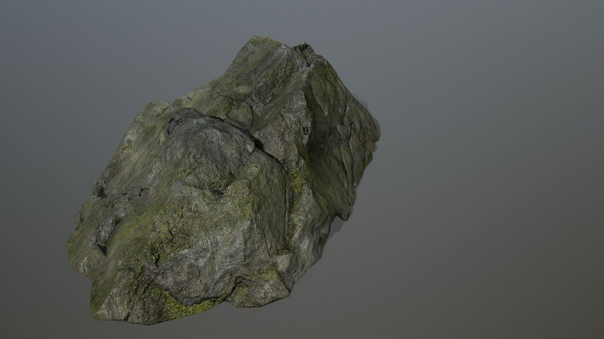 cliff rock set 4 Low-poly 3D model_23