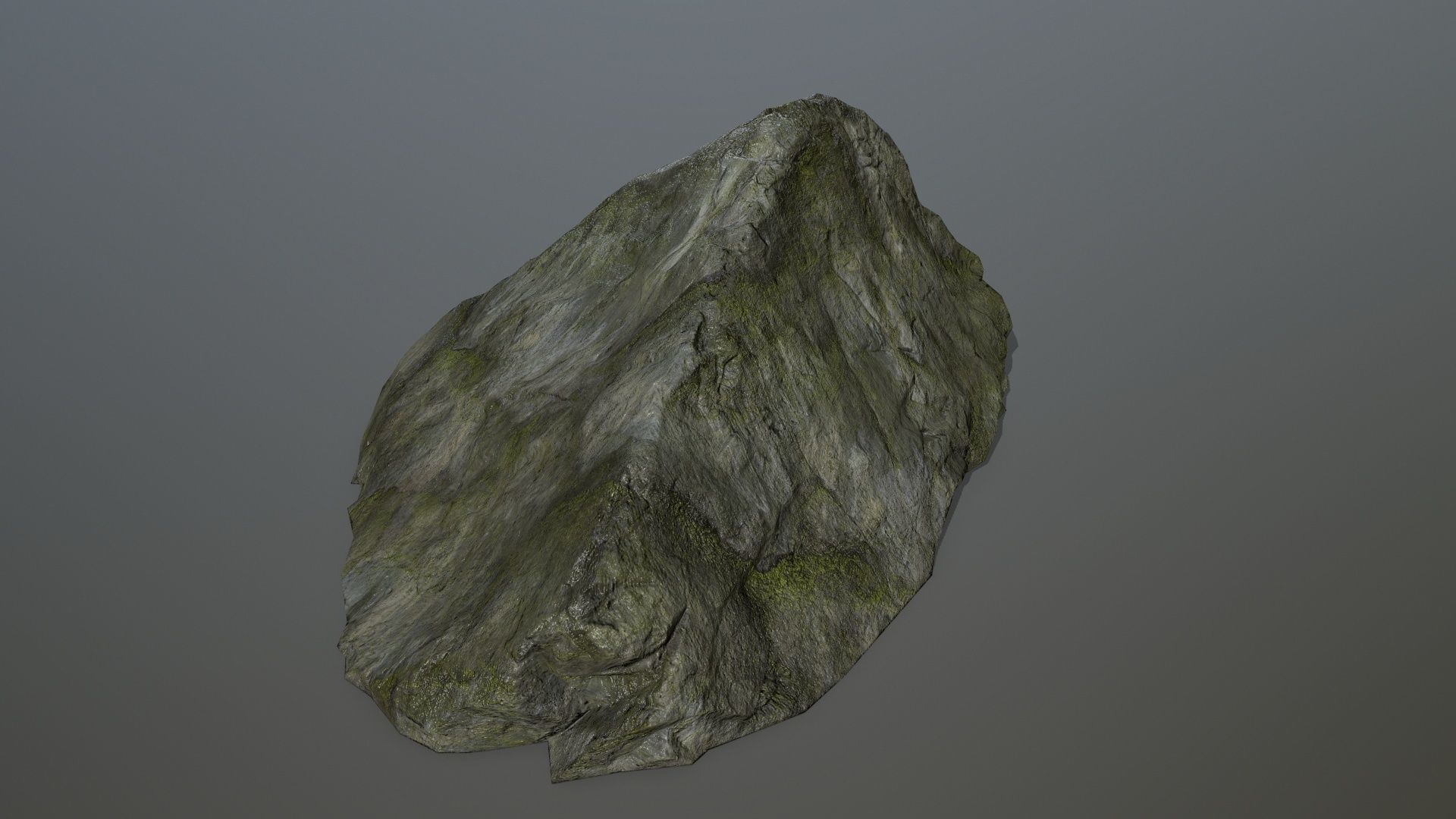 cliff rock set 4 Low-poly 3D model_13