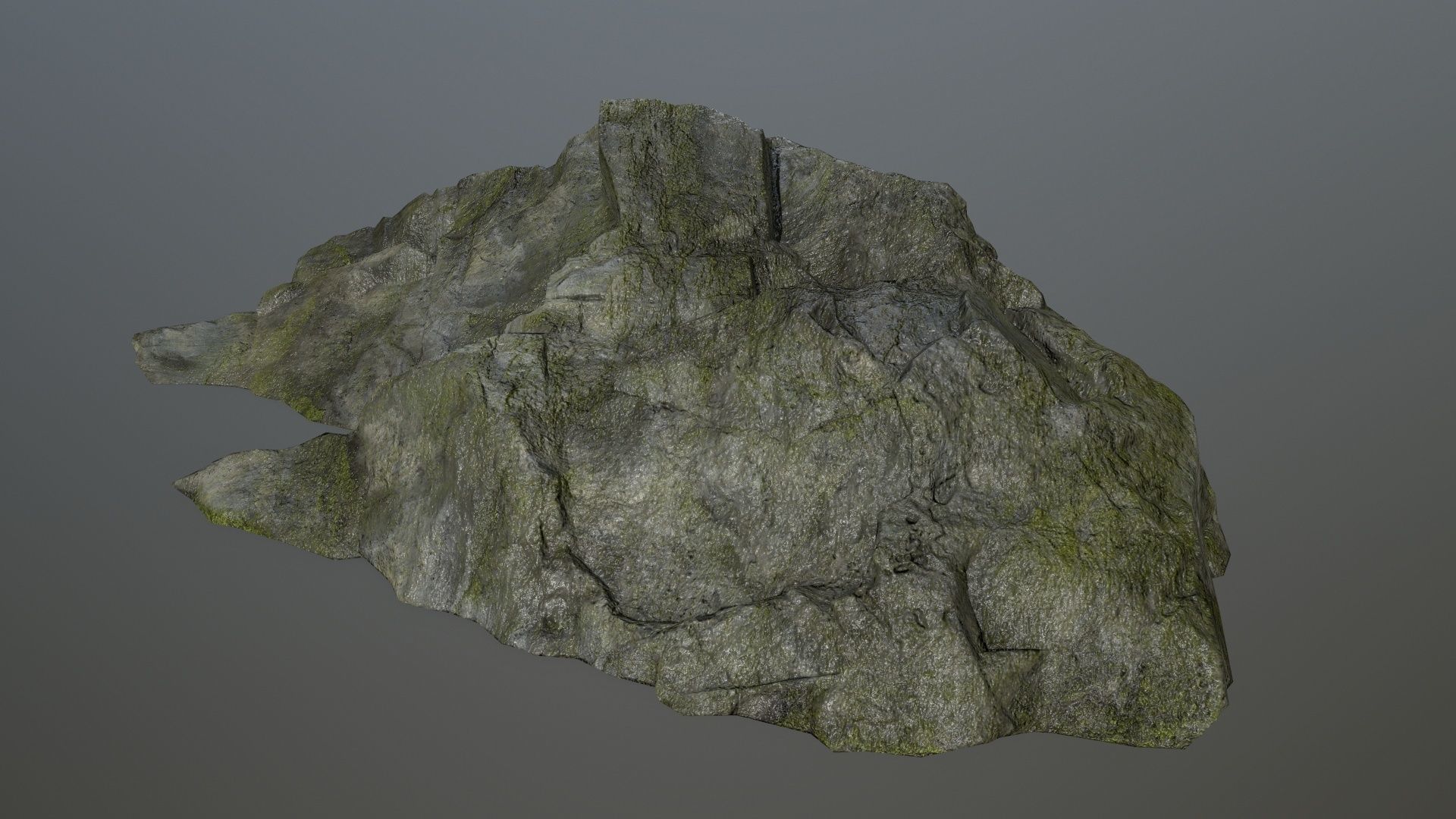 cliff rock set 4 Low-poly 3D model_22