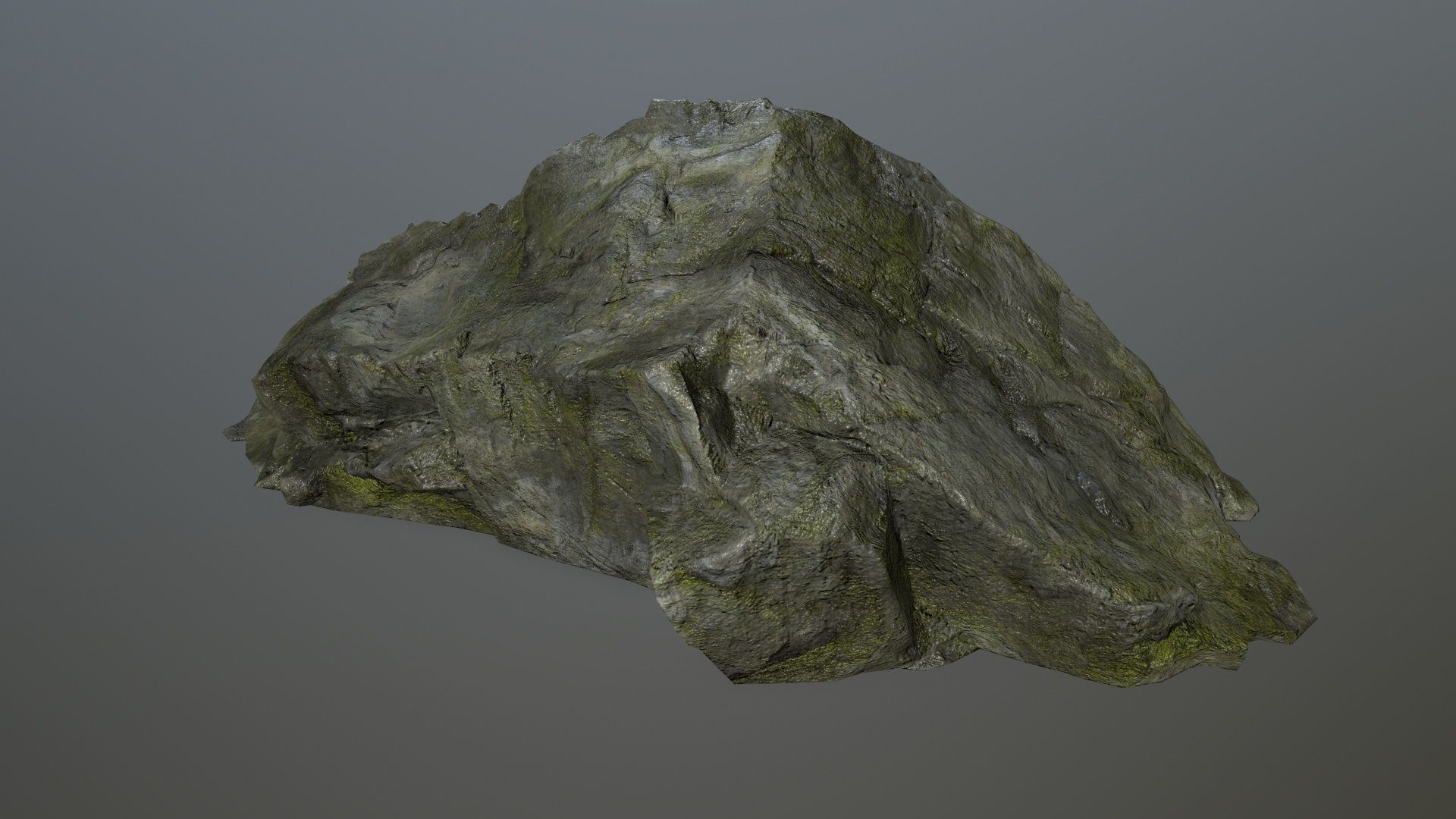 cliff rock set 4 Low-poly 3D model_19