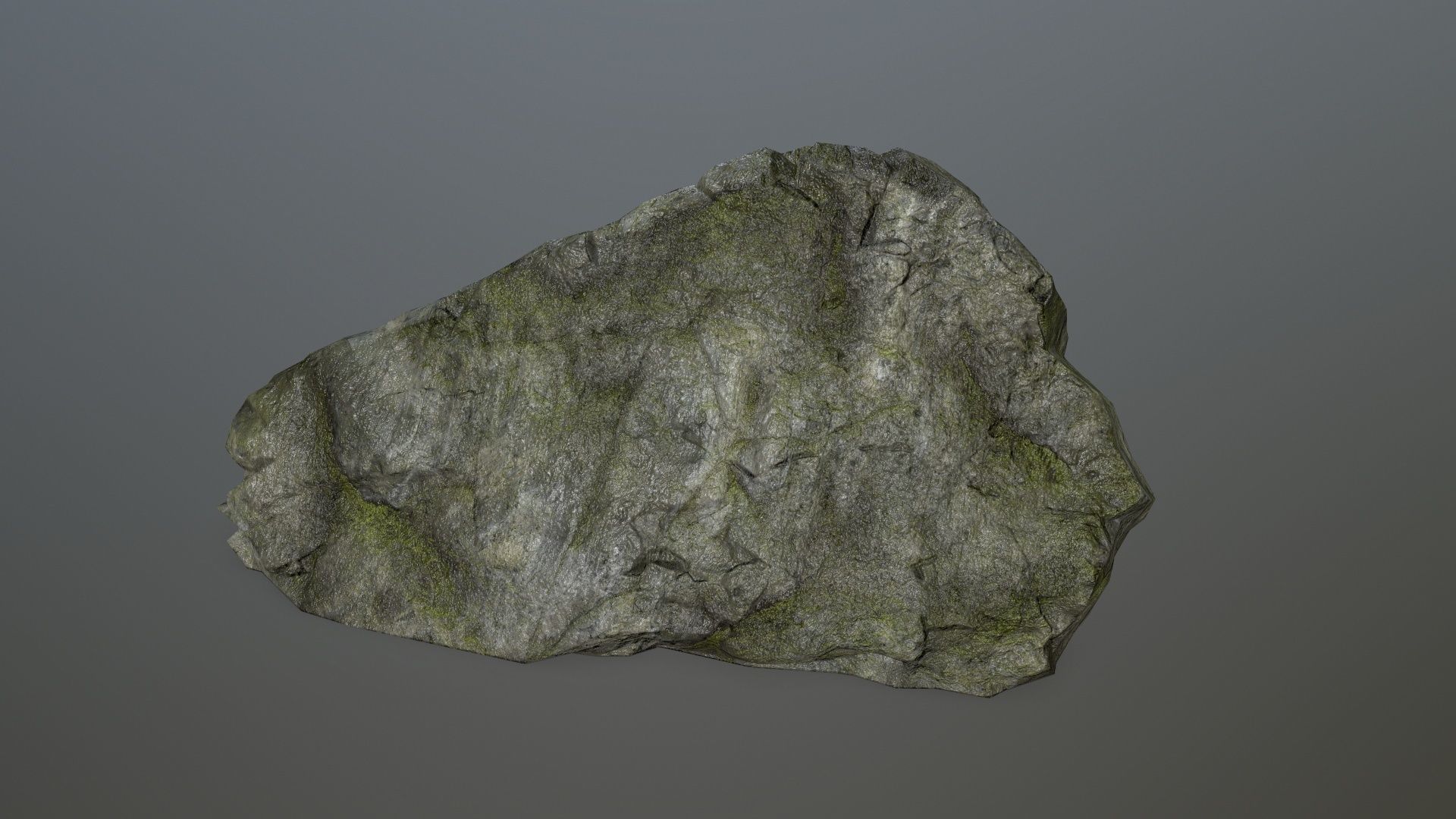 cliff rock set 4 Low-poly 3D model_14