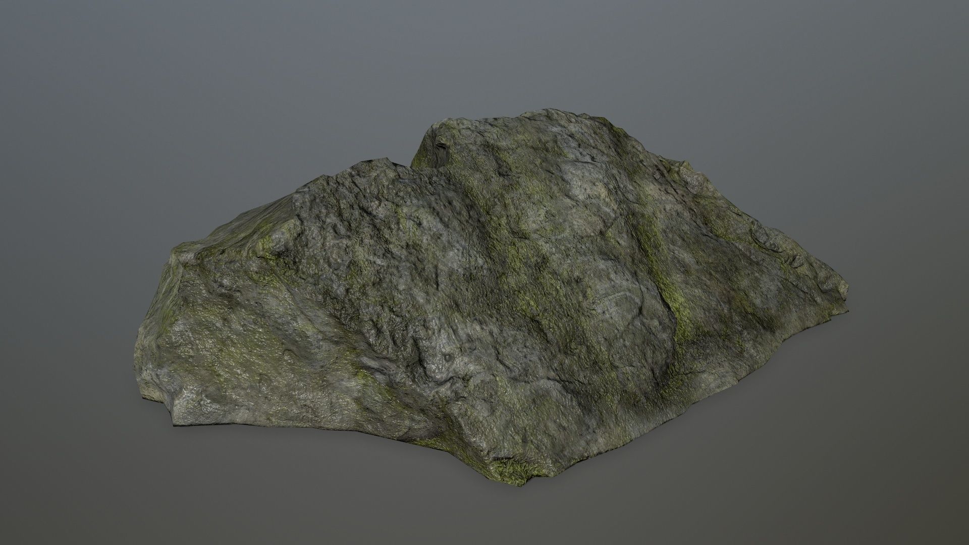 cliff rock set 4 Low-poly 3D model_10