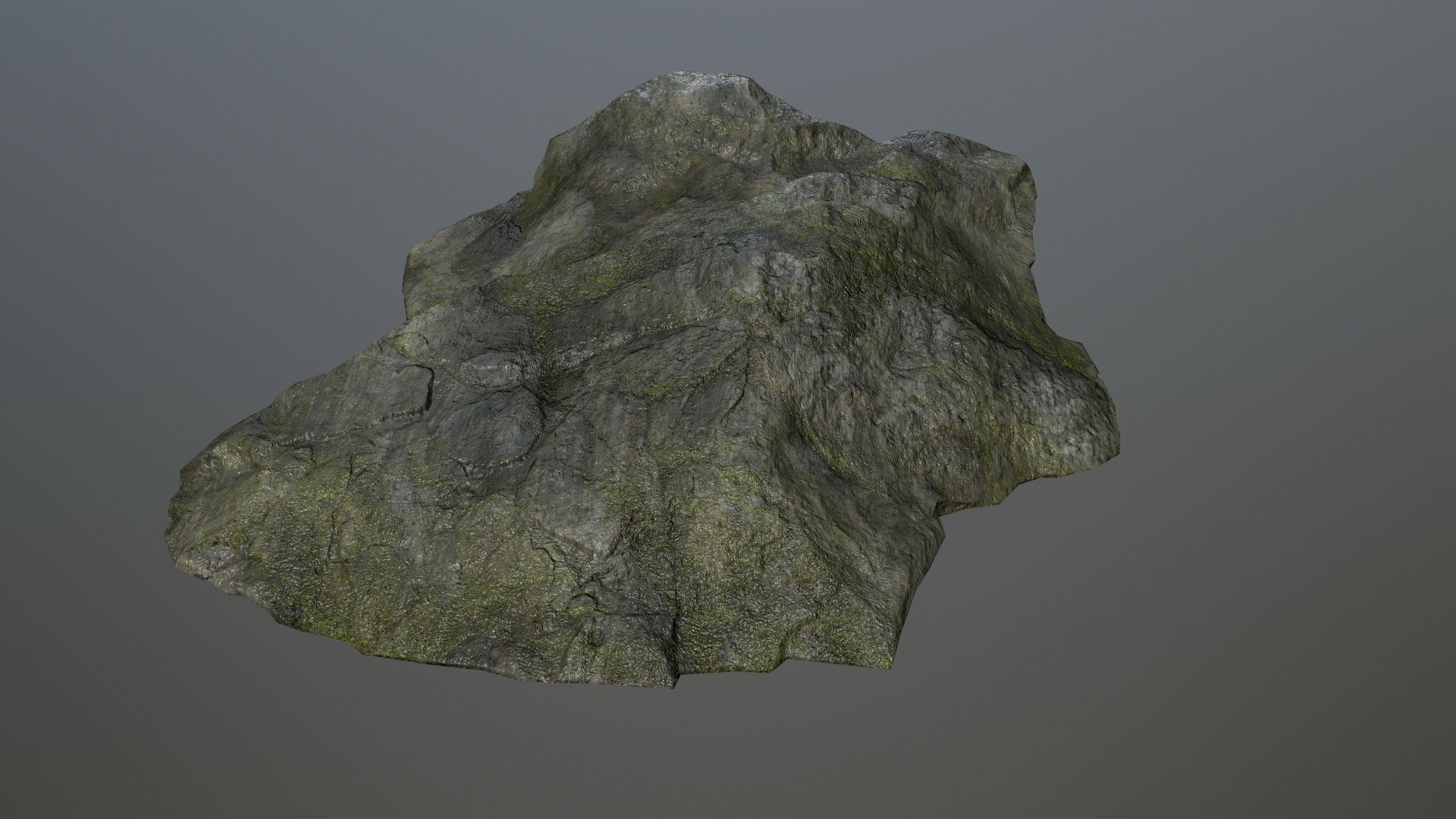 cliff rock set 4 Low-poly 3D model_34