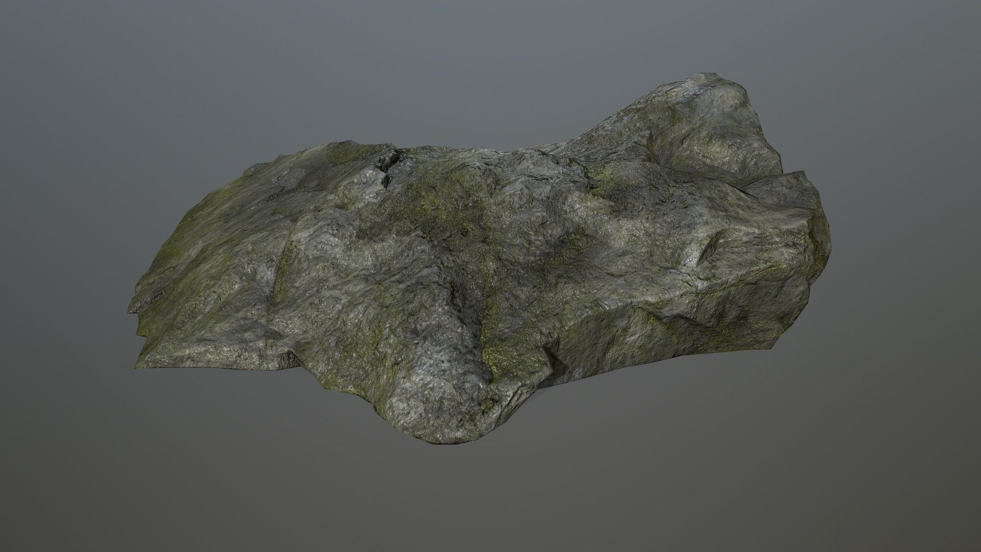 cliff rock set 4 Low-poly 3D model_35