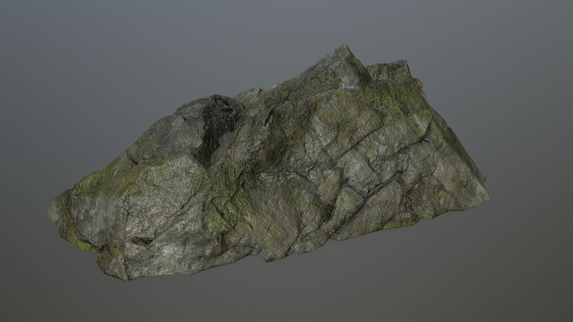 cliff rock set 4 Low-poly 3D model_24