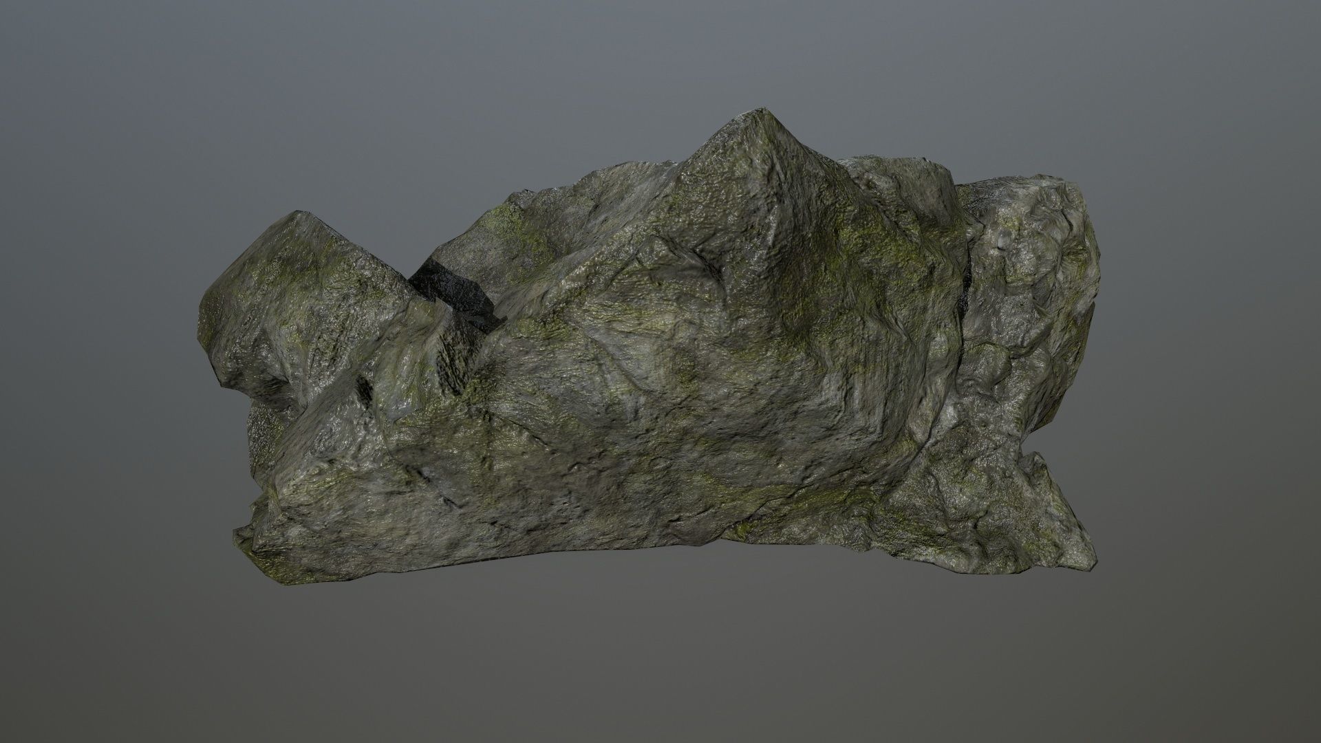 cliff rock set 4 Low-poly 3D model_31