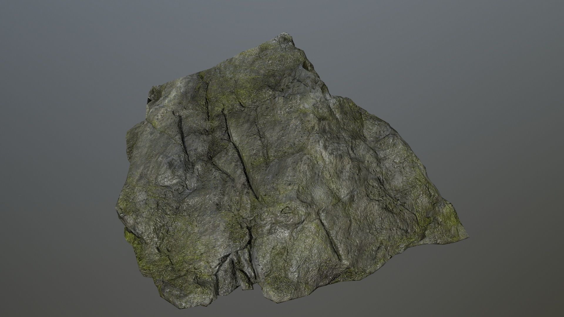 cliff rock set 4 Low-poly 3D model_18