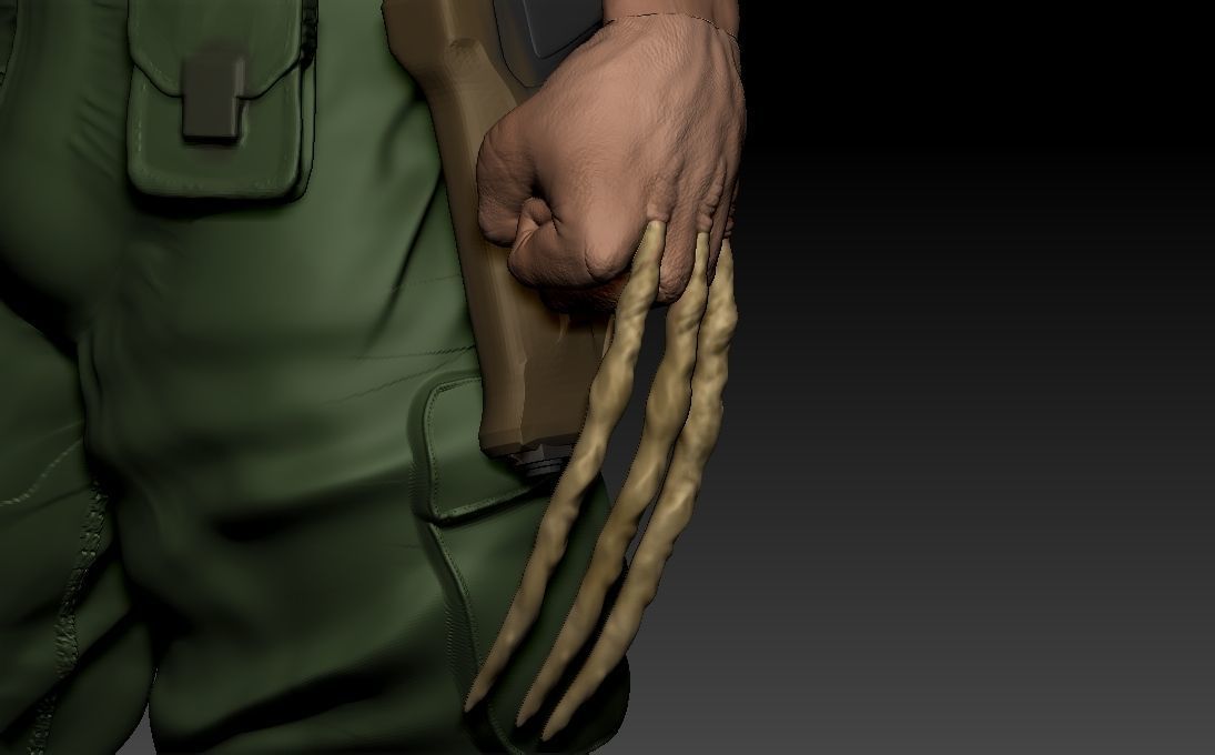 LOGAN SOLDIER 3D print model_7