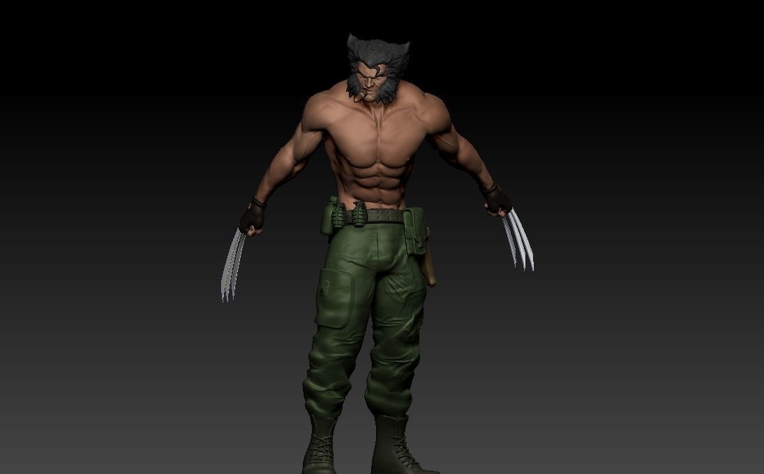 LOGAN SOLDIER 3D print model_14