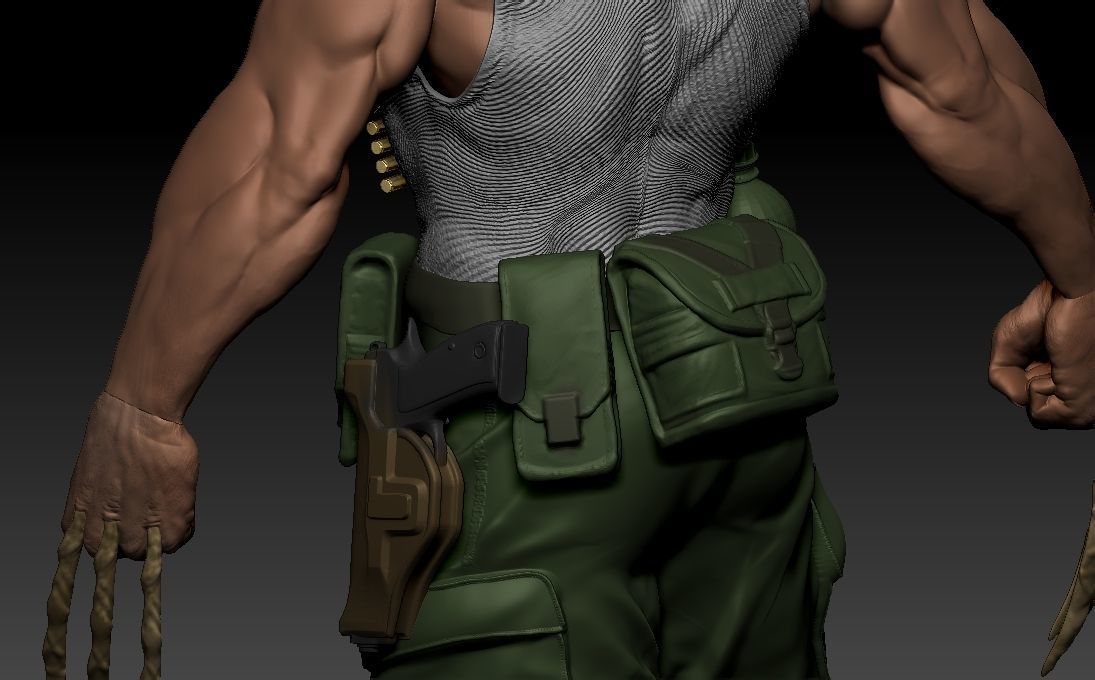 LOGAN SOLDIER 3D print model_8