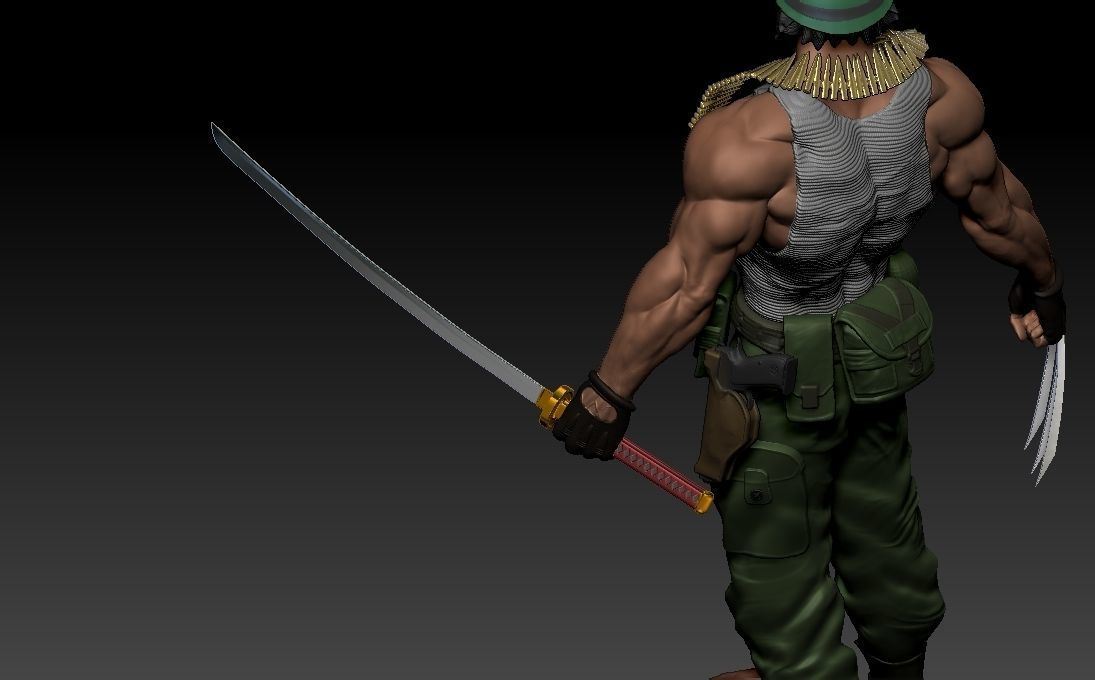 LOGAN SOLDIER 3D print model_6