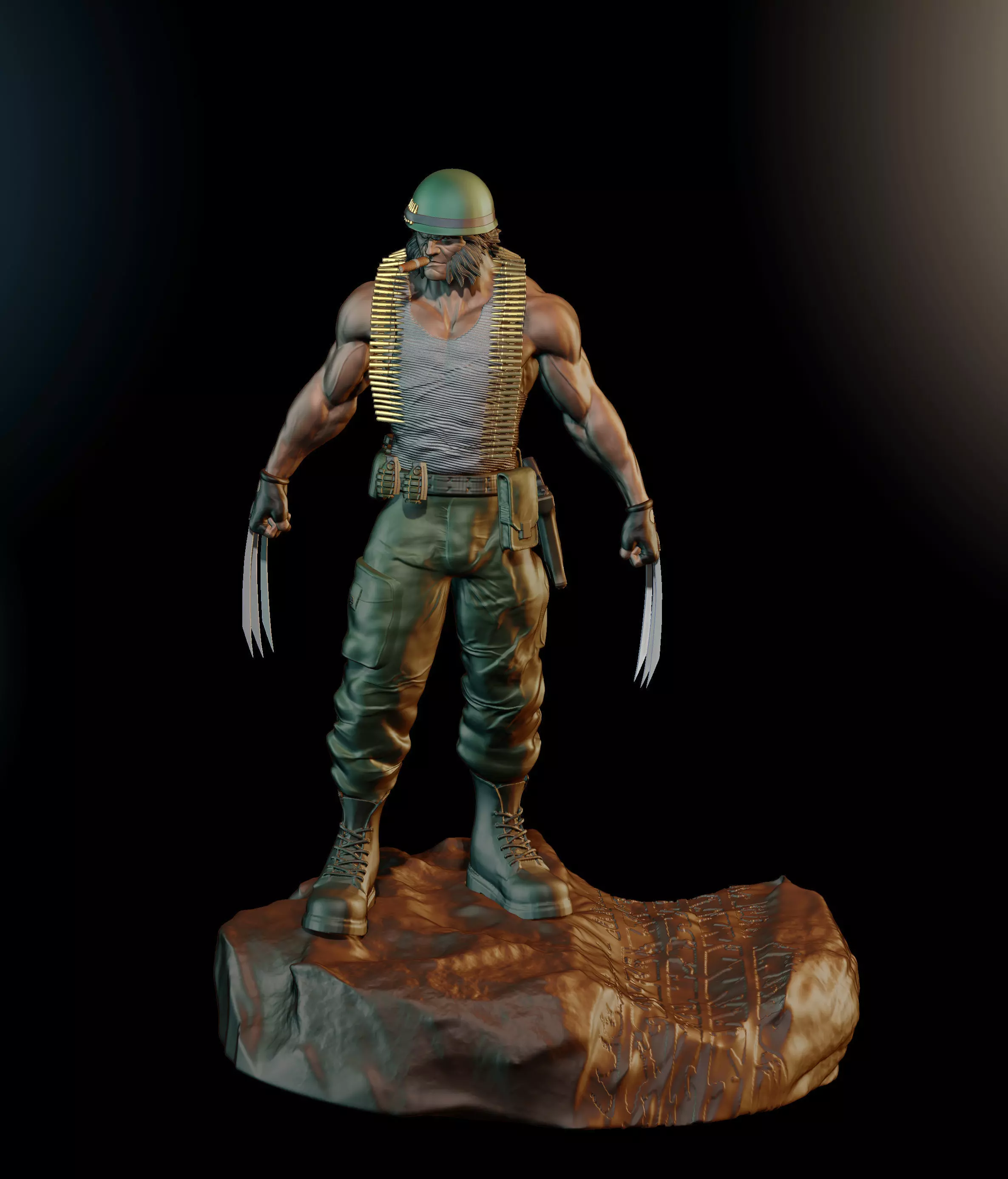 LOGAN SOLDIER 3D print model_0