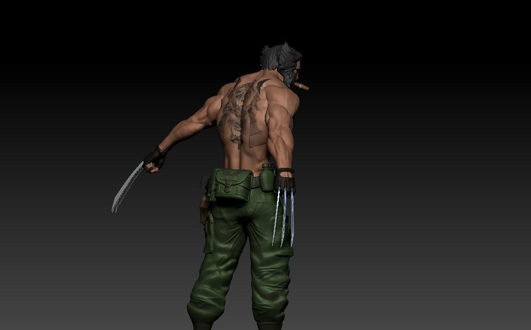 LOGAN SOLDIER 3D print model_4