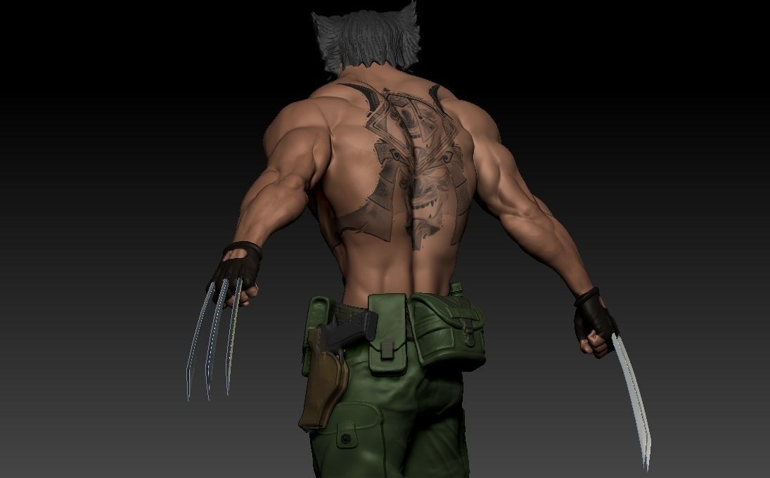 LOGAN SOLDIER 3D print model_5