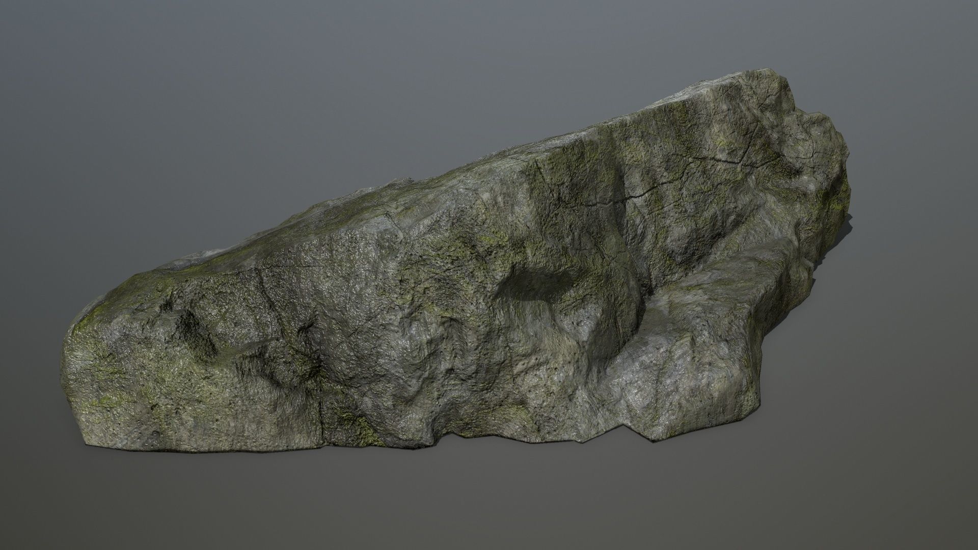 cliff rock set 2 Low-poly 3D model_28