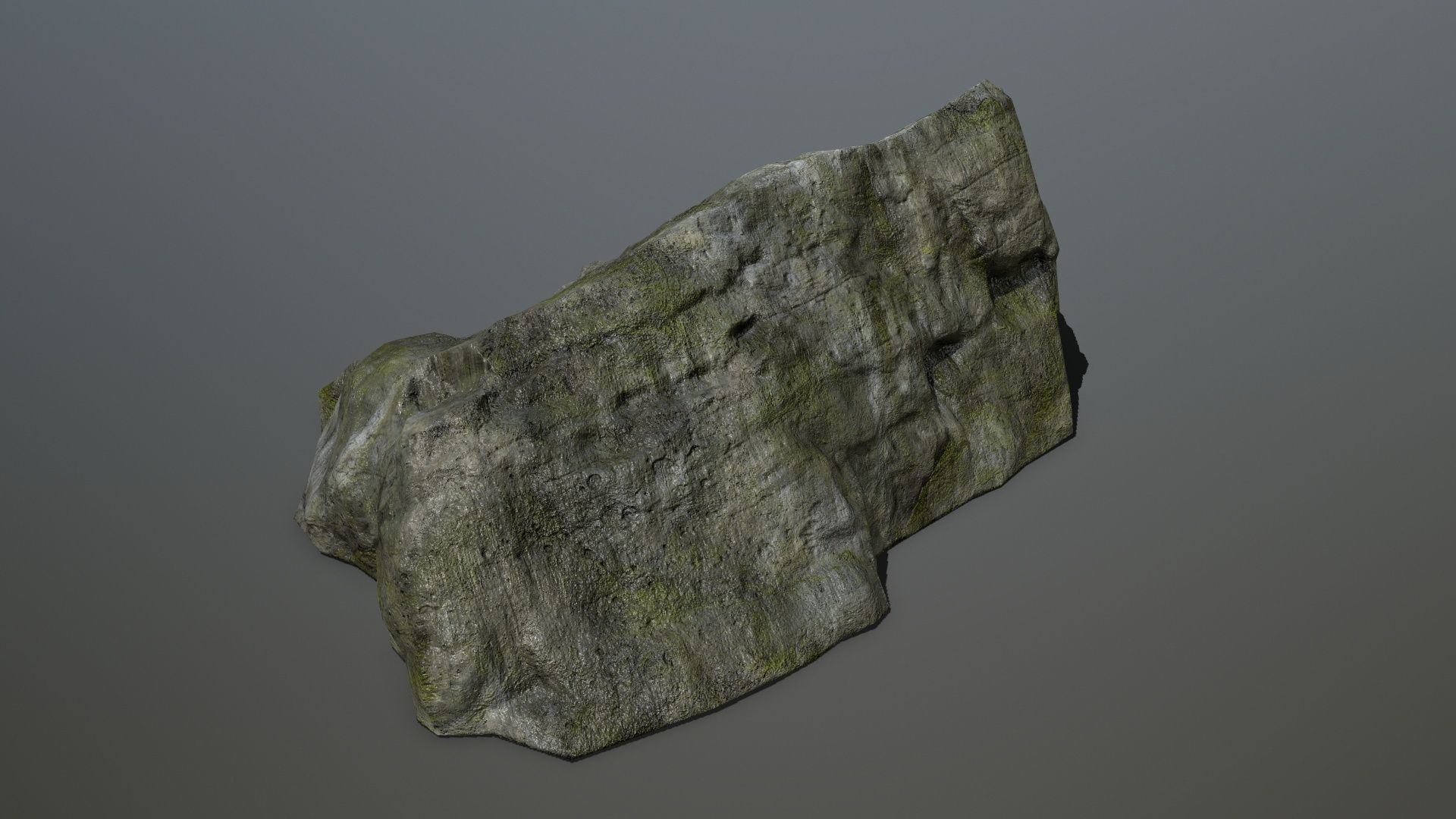 cliff rock set 2 Low-poly 3D model_10