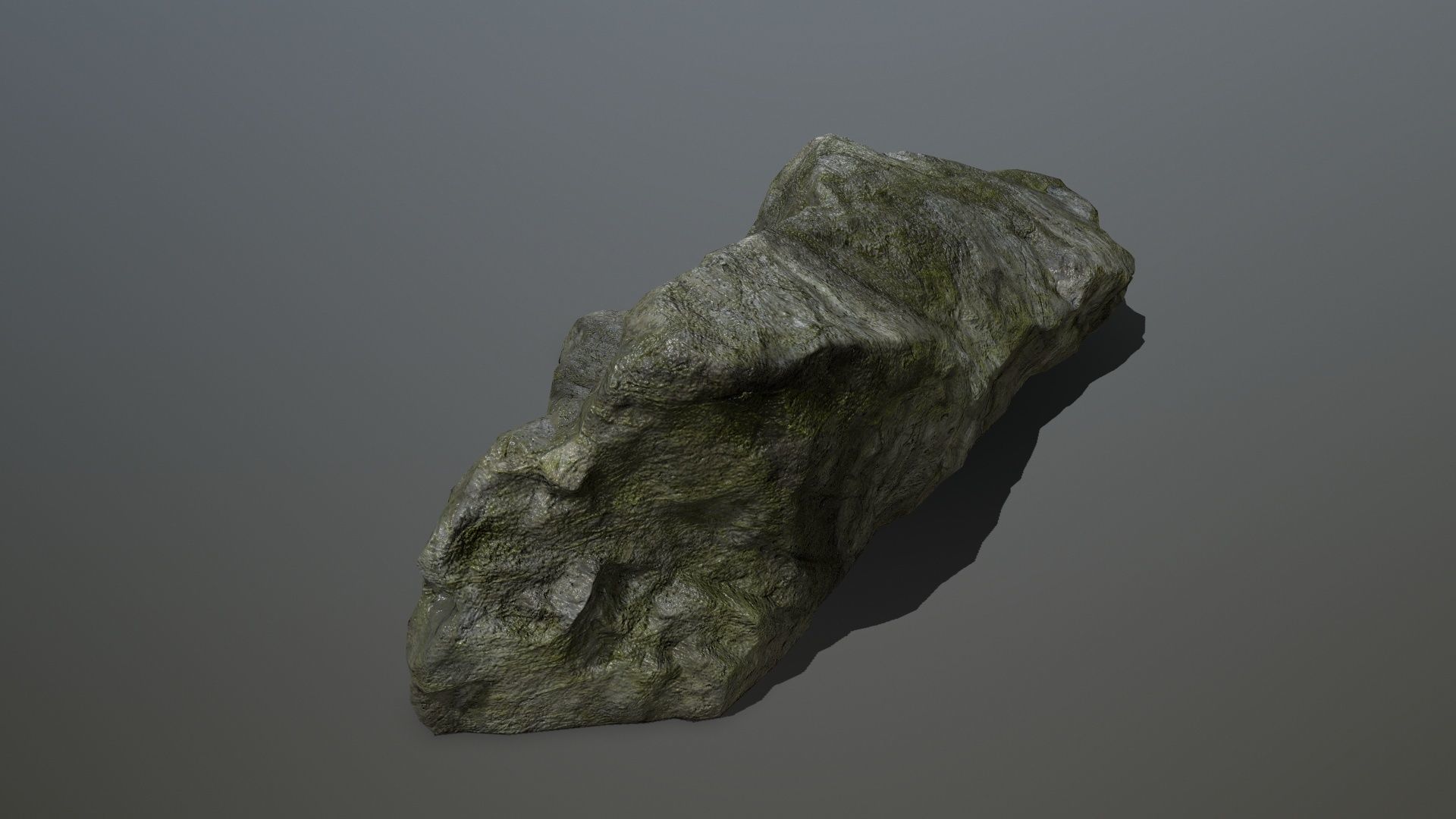 cliff rock set 2 Low-poly 3D model_26